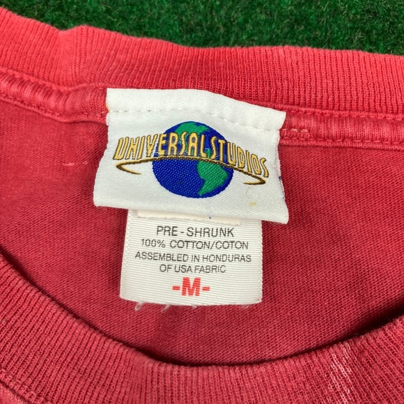 Vintage Spider Man Shirt Mens M Red Universal Studios Ride Promo Marvel 90s Tee - Picture 4 of 12